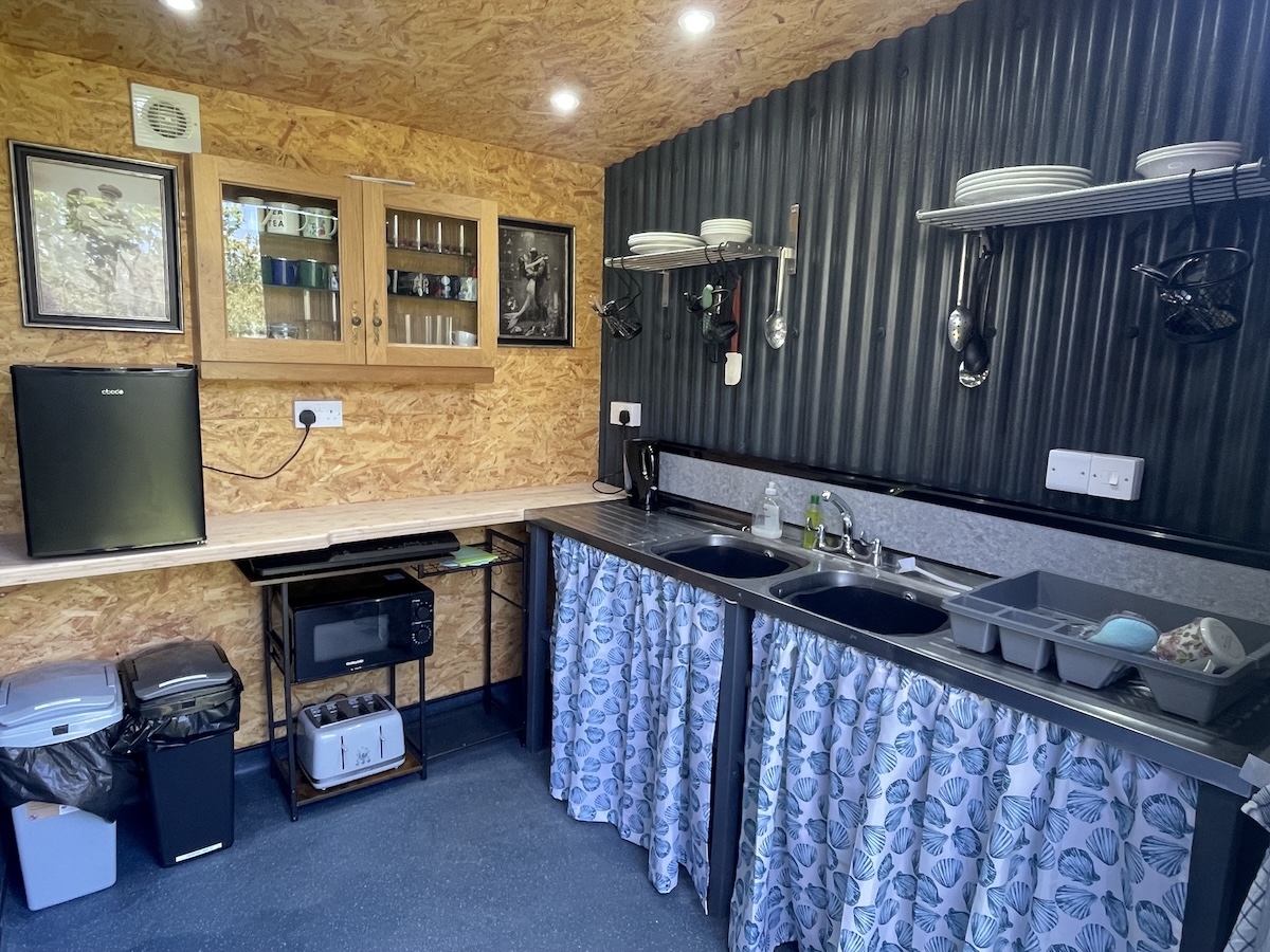Kleinküche in der Hütte